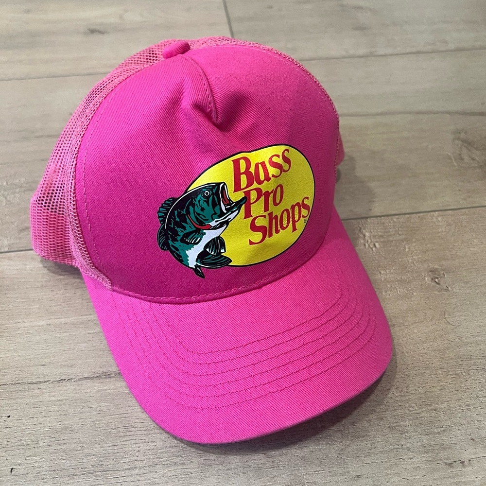 Bass Pro Shops Vibrant Pink Fishing Hat